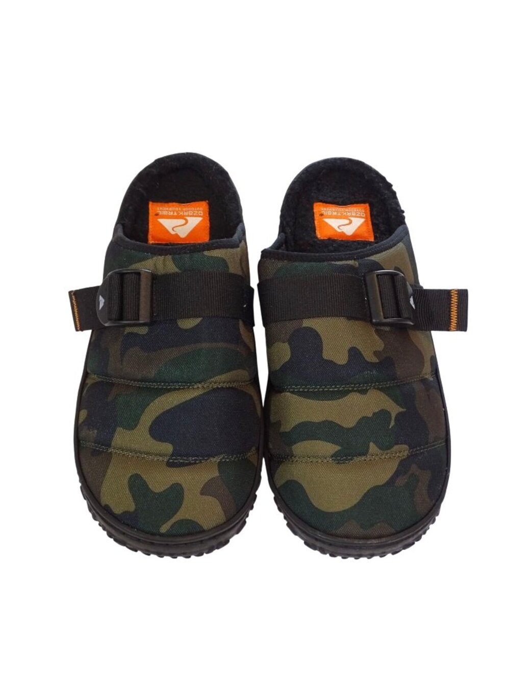 Ozark Trail Slip On Mules Slipper House Shoes Men Size 9 Camo Adjustable Strap